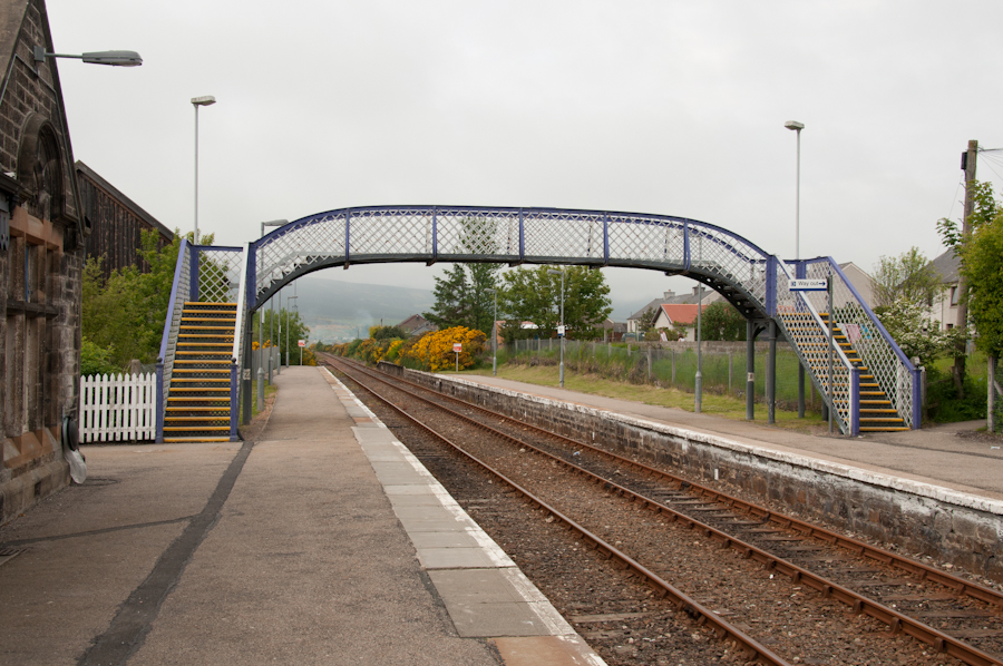 Footbridge, Brora Station